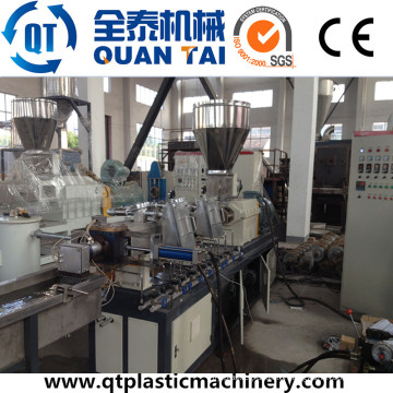 Co-Rotating Double Screw Extruder / Pet Bottles Recycling Pelletizing Machine